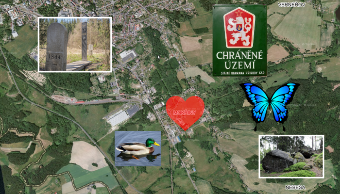 Obnova chráněného území v Mokřinách,  rozvoj biodiverzity a terapeutické stezky
